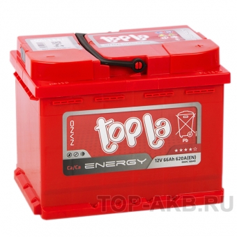 Аккумулятор автомобильный Topla Energy 66R (620A 242x175x190) 108066 56649
