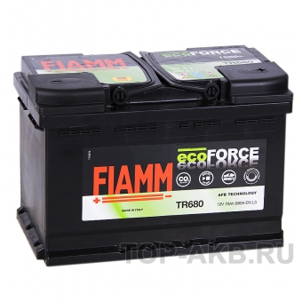 Аккумулятор автомобильный Fiamm Ecoforce AFB 70 Ач 720A (278x175x190) EFB TR720