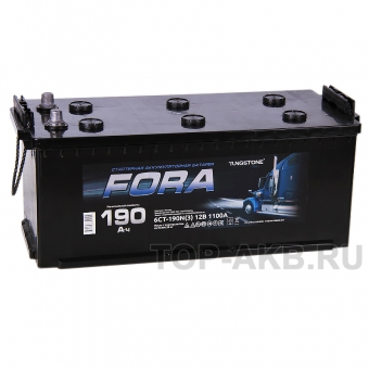 Аккумулятор автомобильный FORA 190 евро 1100A 524x239x240