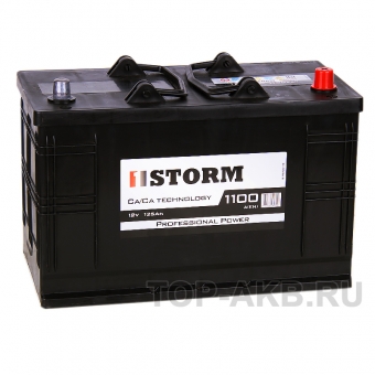 Аккумулятор автомобильный Storm Asia 125R 1100A 350x175x230