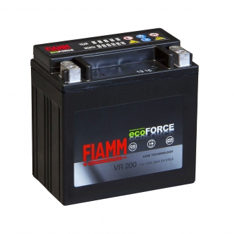 Аккумулятор автомобильный Fiamm Ecoforce AGM 12 Ач 200А прям. пол. (150x87x145) BTX14 VR200
