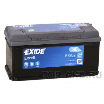 Аккумулятор автомобильный Exide Excell 85R (760A 353x175x175) EB852