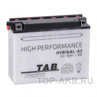 TAB Moto High performance HYB16AL-A2 12V 16Ah 175A (207x72x164) обр. пол. сухоз.