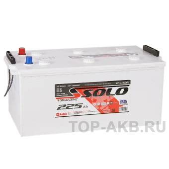 Автомобильный аккумулятор SOLO 225 евро (1550A 518х274х237)
