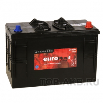 Аккумулятор автомобильный Europlus 115R (1000А 345x173x225)