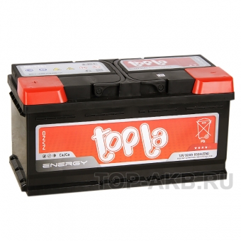 Аккумулятор автомобильный Topla Energy 92L низкий (850A 353x175x175) 108192 59221