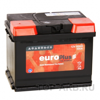 Europlus 60L 500A (242x175x190)