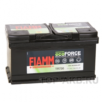 Аккумулятор автомобильный Fiamm Ecoforce AFB 75R низкий 730A (315x175x175) EFB Start-Stop TR730
