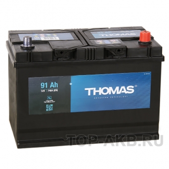 Аккумулятор автомобильный Thomas Asia 91R 720A 306x173x225