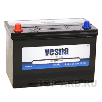 Аккумулятор автомобильный Vesna Power 95L (850A 306x173x225) 415395 59519