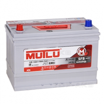 Mutlu Calcium Silver 115D31FR SFB M3 100L прямая пол. 850A (306x175x225) с бортиком