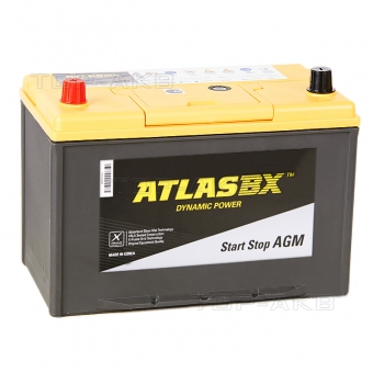 Аккумулятор автомобильный Atlas AGM AX S115D31R (90L 800A 306x175x225)