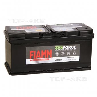 Аккумулятор автомобильный Fiamm Ecoforce AGM 105R 950A 393x175x190 (L6) Start-Stop VR950