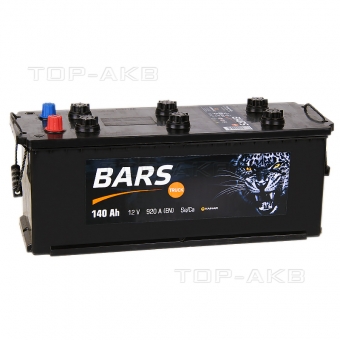 Аккумулятор автомобильный BARS Truck 6СТ140 п.п. 140 Ач 920A (513x189x217)