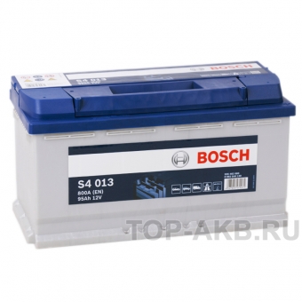 Аккумулятор автомобильный Bosch S4 013 95R 800A 353x175x190