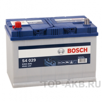 Аккумулятор автомобильный Bosch S4 029 95L 830A 306x173x225
