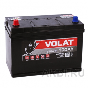 Аккумулятор автомобильный Volat Asia 100L (850A 306x173x225)