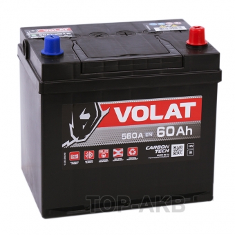 Аккумулятор автомобильный Volat Asia 60R (560A 230x173x225)