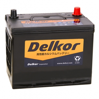 Аккумулятор автомобильный Delkor 110D26R (90L 720A 260x173x225)