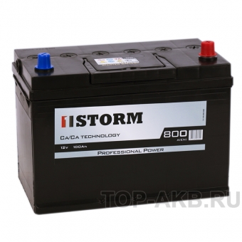 Аккумулятор автомобильный Storm Asia 100R 800A 306x173x225