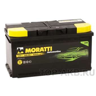 Аккумулятор автомобильный Moratti 100R 920А 353х175х190