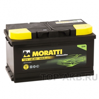 Аккумулятор автомобильный Moratti 85R низкий 830А 315х175х175