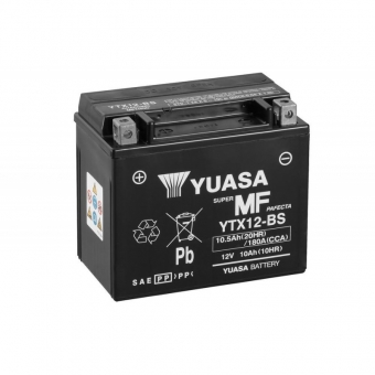 Yuasa YTX12-BS - 10 Ач 180А (151x88x131) прям. пол. AGM сухозаряж.