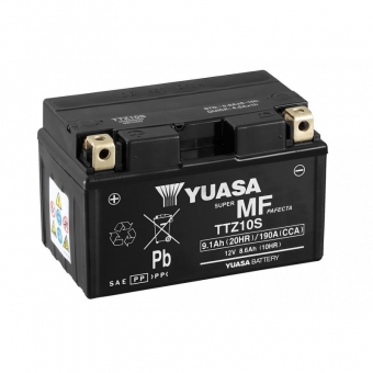 Yuasa TTZ10S (CP) - 8,6 Ач 190А (150x87x93) прям. пол. AGM сухозаряж.