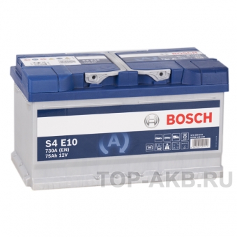 Аккумулятор автомобильный Bosch S4 EFB Start-Stop 75R (730A 315x175x175) E10