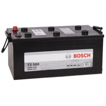 Аккумулятор автомобильный Bosch T3 080 200 евро 1050A 518x276x242
