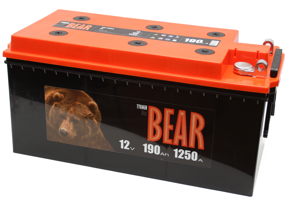 Тюмень BatBear 190 болт 1250А 518х228х238 Тюмень BatBear 190 болт 1250А 518х228х238