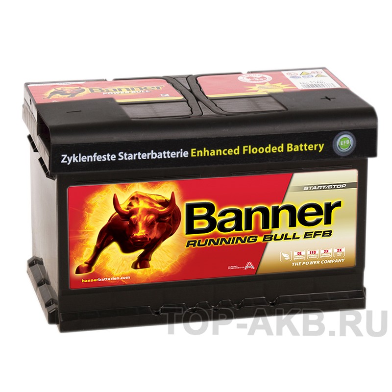 Banner Running Bull EFB Start-Stop (565 12) 65R 660A 278х175х175