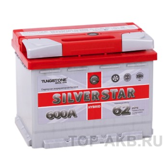 Silverstar Hybrid 62L 600А 242х175х190 (гибридный)