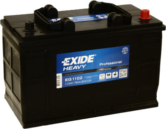 Exide Heavy Professional 110 А·ч евро 750А (349x175x235) EG1102