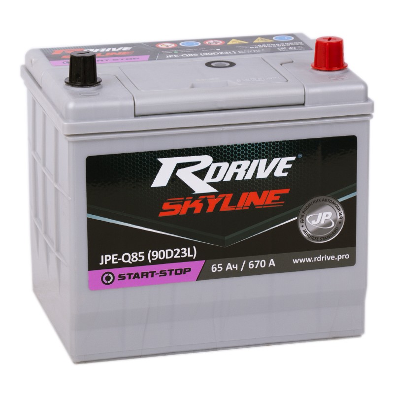 R-Drive Start-Stop 90D23L (65R 670А 232x173x225) Q85