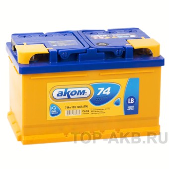 Аком LB 74Е обр.п 74Ач 700A (278x175x175) низкий