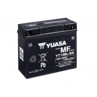 Yuasa YT19BL-BS - 17.7 Ач 170А (185x81x170) обр. пол. AGM сухоз.