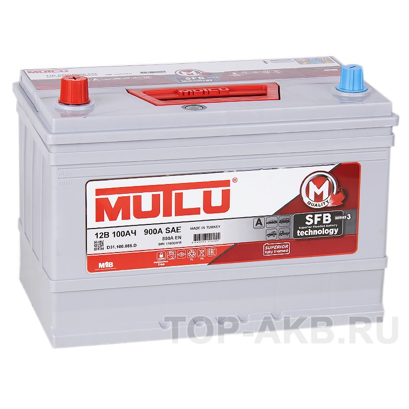 Mutlu Calcium Silver 100L Asia 850A 306x175x225