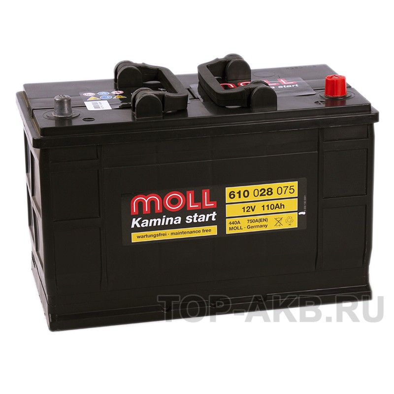 Moll Kamina start 110R (750А 349x175x235) Moll Kamina start 110R (750А 349x175x235)