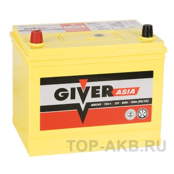 Giver 80D26R (75L 610A 260x173x225)
