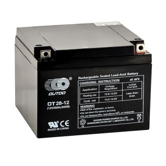 OUTDO VRLA 12V 28 Ah (OT28-12) 175x165x125
