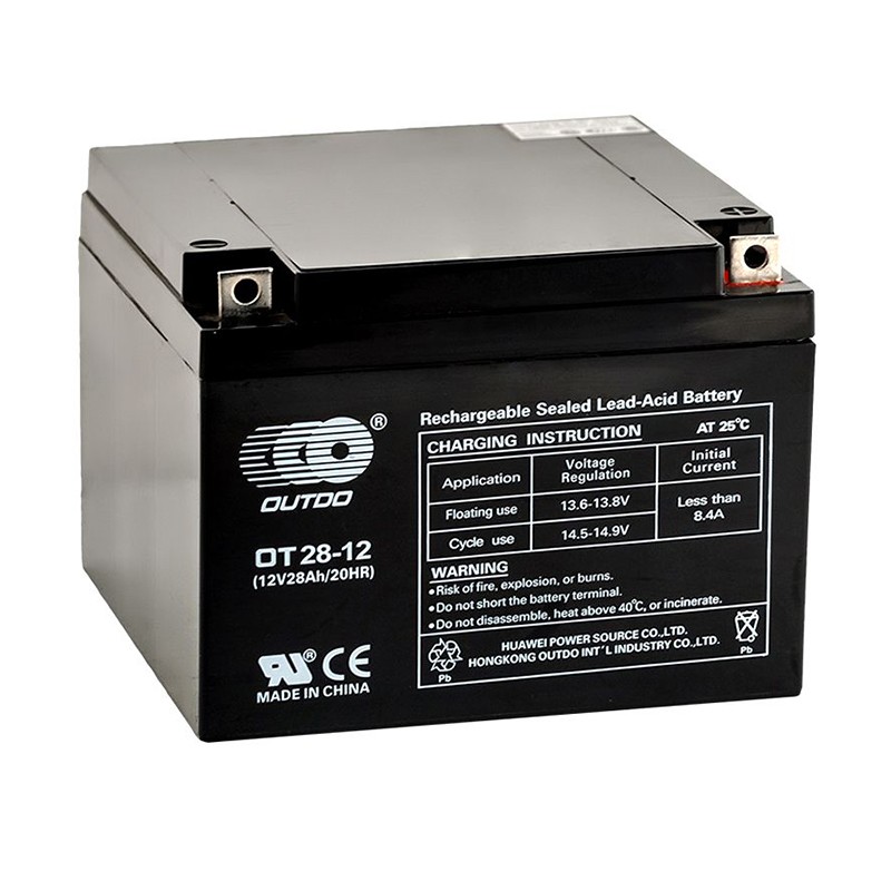OUTDO VRLA 12V 28 Ah (OT28-12) 175x165x125