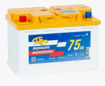 Подольский 75Ач N 670А прям/пол L+ 278x175x190