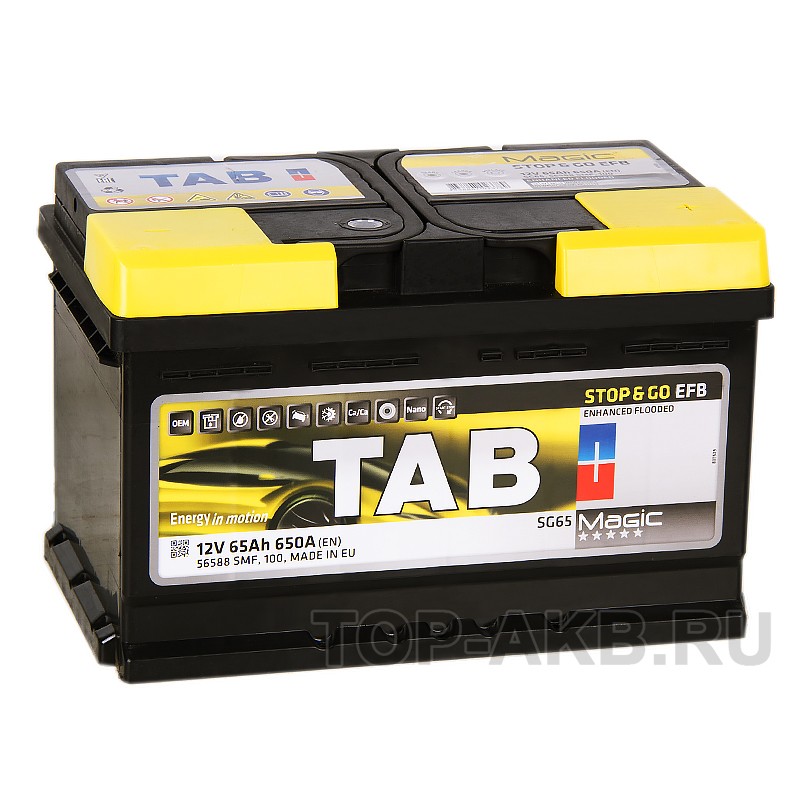 Tab EFB Stop-n-Go 65R (650A 278x175x175) 212065 56588