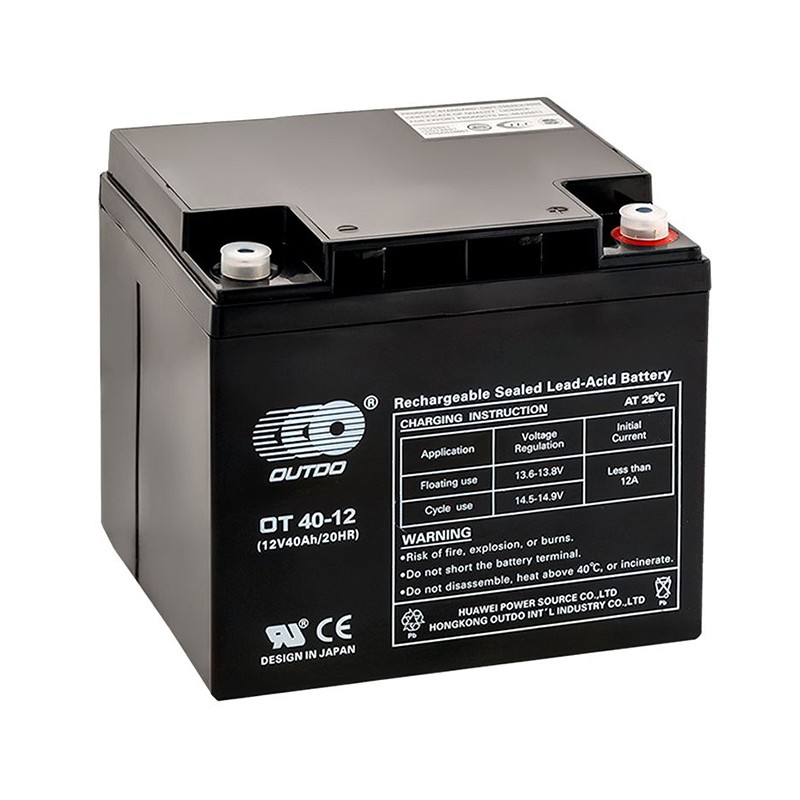 OUTDO VRLA 12V 40 Ah (OT40-12) 196x166x175