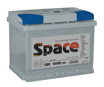 Space 6СТ-60VLA 12V 60Ач о/п 610А (242x175x190) ca/ca