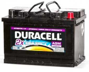 Duracell AGM 70R (AGM48 760A 278x175x190)