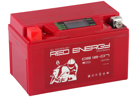 Red Energy DS 1207, 12V 7Ah 110А, (150x86x94) YTX7A-BS