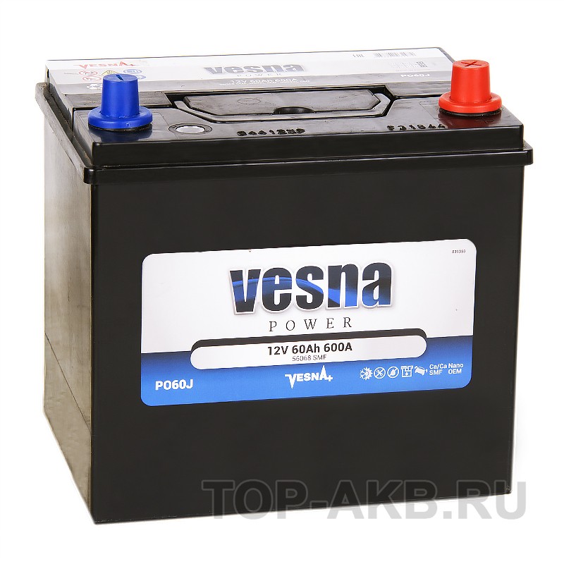 Vesna Power 60R (D23L 600A 232x173x227) 415060 56068 Vesna Power 60R (D23L 600A 232x173x227) 415060 56068