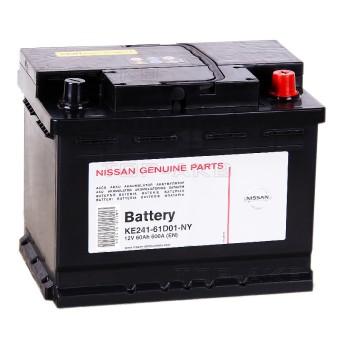 Nissan 60 Ач обратн. пол. 600A (242x175x190) KE241-61D01NY